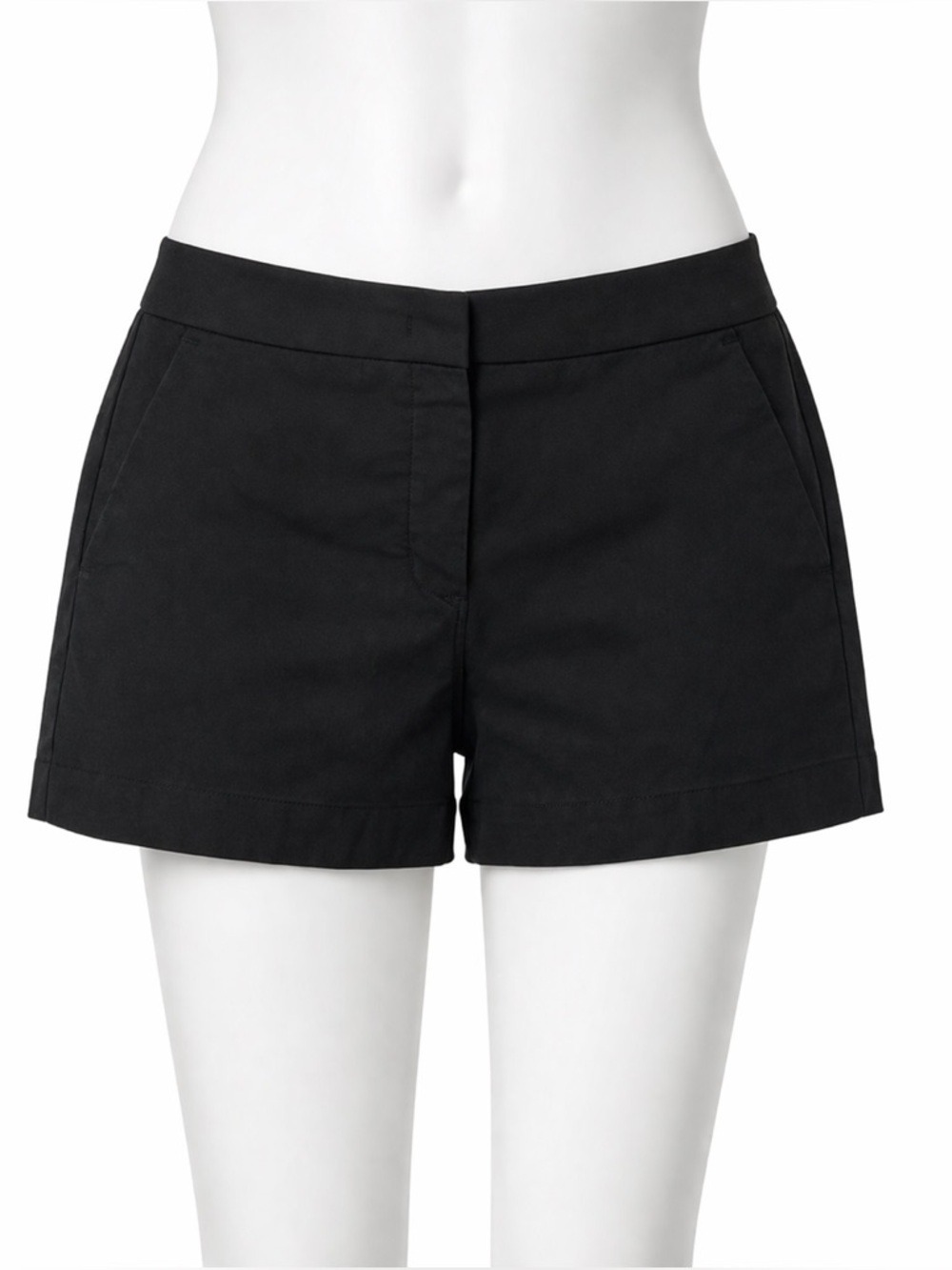 Kit And Ace Black Stretch Cotton Shorts Sz 4